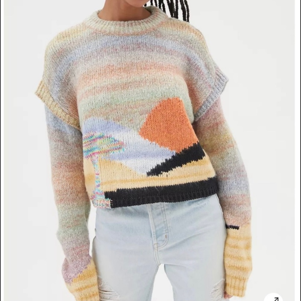 Urban Outfitters Ventura Landscape Sweater | M